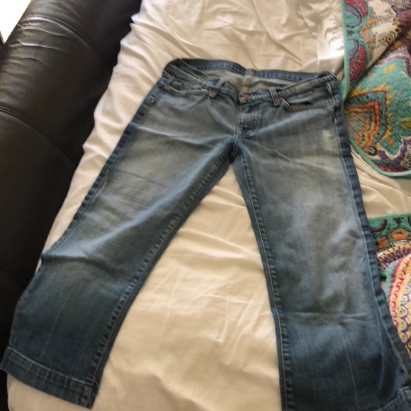 7 For All Mankind Womens Vintage Dojo Jeans cropped - Picture 5 of 5